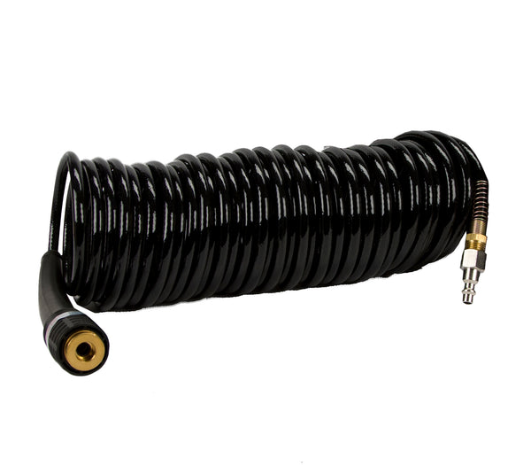 VIAIR Extension Hose 30ft Inside Braided Hose, Quick-Connect coupler and Stud - HSP-04008